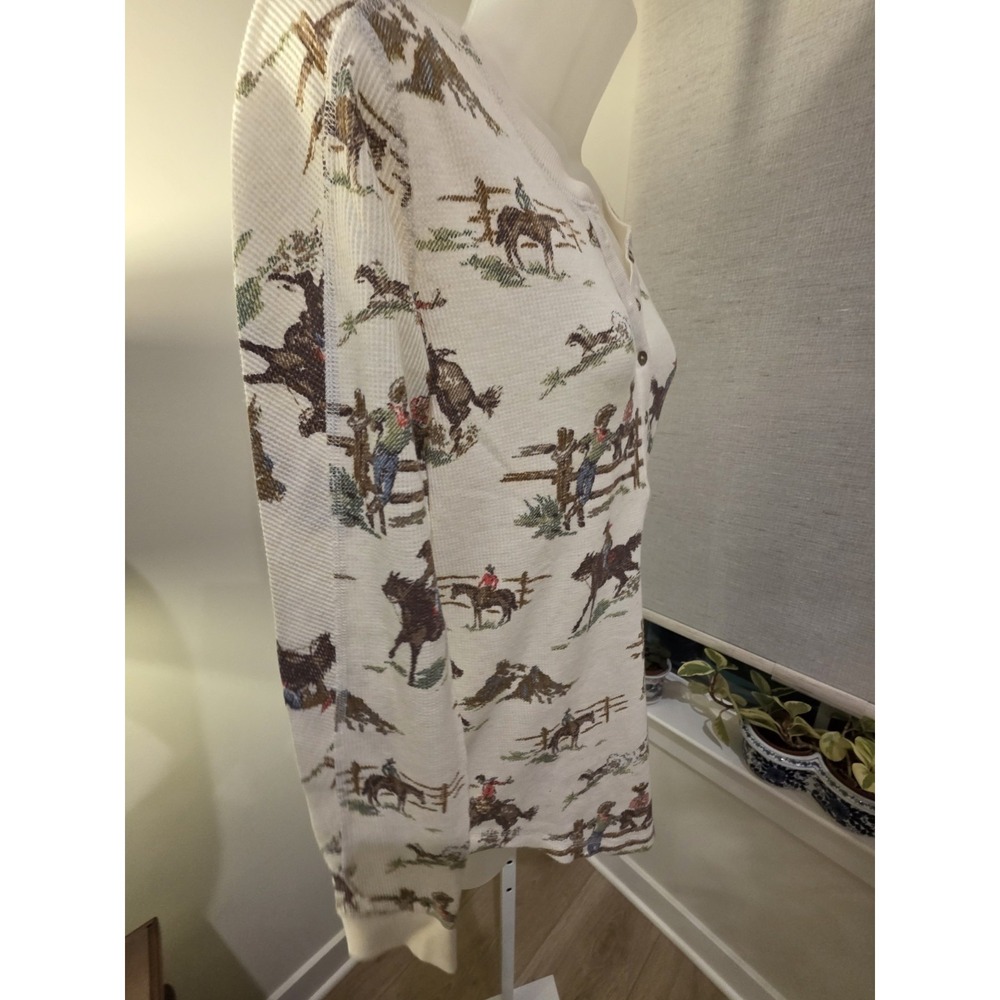 Eddie Bauer ILARIA URBINATI LIMITED EDITION Henley Women's S Western Rodeo NWOT - Picture 12 of 16